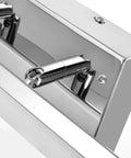 Close-up of 24 Inch Dope Modern LED Vanity Light Chrome Finish Dimmable 24W 1680 Lumens Warm White 3000K adjustable lighting fixture.