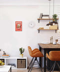 Funny Cat Eating Ramen Metal Sign Vintage Tin Wall Art 8x12 Inch Poster For Home Office Decor