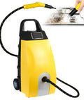 Heavy Duty Steam Cleaner For House And Rides, High Temp Pro Vapor Machine With Instant Continuous Heat, cleaning grime from a stove.