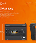 V-Drums V31 Sound Module For V-Drums 3 Series, Compact Interface With Pro Grade Drum Engine, on-box components view