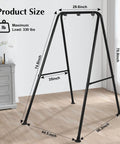 Beefy Backyard Hammock Swing Stand Frame, Heavy Duty Metal Build For Indoor And Outdoor Use, Portable 330 Lbs Capacity shown indoors