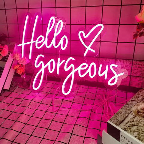Pink LED Neon Sign For Wall Decor Great Party Mood Booster For Bachelorette Party Birthday Celebration Engagement Party Bar Or Home Room Decor 60x37cm