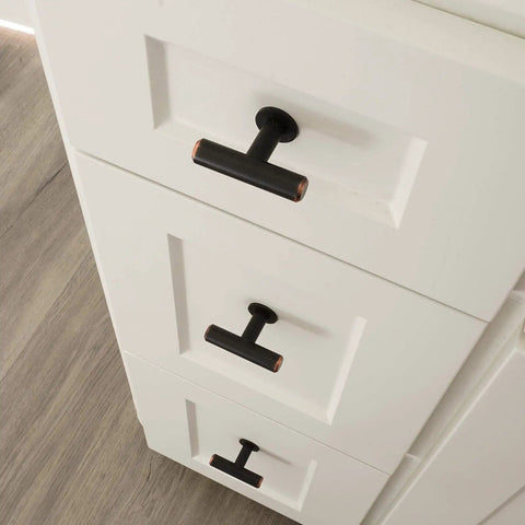 Premium Oil Rubbed Bronze T Bar Cabinet Handles Set Of 10 Heavy Duty Drawer Pulls No Sweat Mounting Straight Upgrade Your Kitchen And Dresser With This Top Rate Hardware
