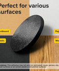 Slick Peel And Stick Magnetic Dots For Kitchen And Office Killer Adhesive Backing To Grip Photos Or Grocery Lists On The Fridge With Zero Sweat 36 Piece Set on various surfaces.