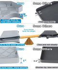 Comparison of thick Under Sink Mat For Kitchen Waterproof Liner 36 Inch Cabinet Protector with thinner competitors