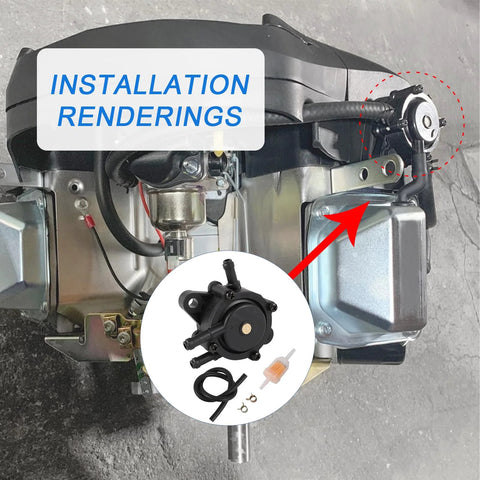 Universal Fuel Pump Replacement For Kohler 17Hp To 25Hp Small Engine Mowers And Tractors Compatible With Honda Yamaha John Deere Models