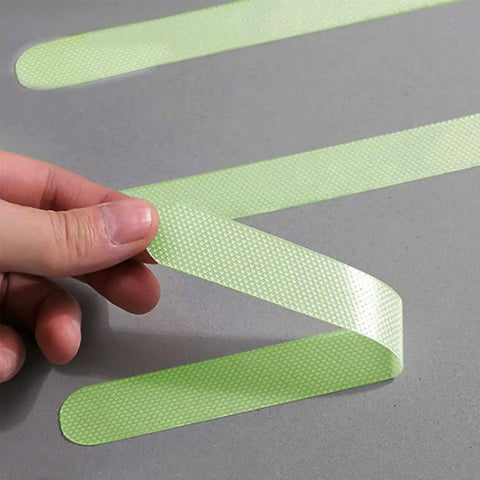 Dope Glow In The Dark Tape Strips For Stairs And Steps Solid Luminous Safety Egress Markers Battery Free Emergency Exit Signs Keep Your Spot Legit Safe Tonight
