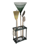 Garden Tool Organizer 23 Inch Utility Rack That Holds Up To 30 Yard Tools For Maximum Floor Space Indoor Outdoor Garage