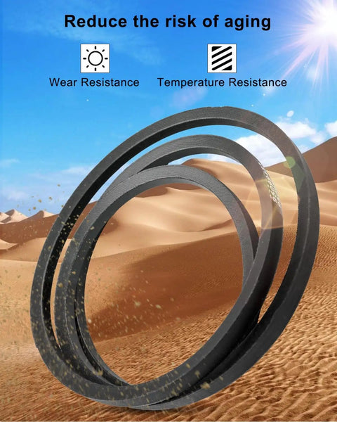 V Belt Half Inch Wide Sixty Inch Long Replacement For SS5 And 2340 Series Air Compressors Fits SS5L5 SS5N5 desert scene
