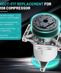 Superior A/C Compressor Keep Your Daily Cruisers Frosty For Nissan Versa Note 2012-2019 And Tiida 2016-2018 displayed with precision CNC machining.