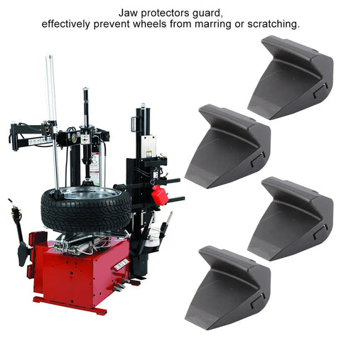 4 Pack ABS Tire Changer Clamp Covers Jaw Protectors Guard Protective Covers For Multiple Tire Changers Rim Protector Shields