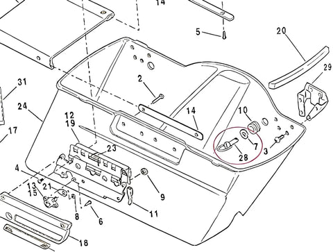 Top Shelf Saddlebag Mount Pins For Harley Touring Quick Release Bail Studs detailed diagram showing chrome bail stud components.