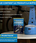 Chain Waxing Kit With Digital Melter, Hanging Stand, And 500G Wax For Mess Free, Low Friction Drivetrains, Precise Temperature Control, Quiet And Clean Gear For Smooth Shifts; kit contents shown