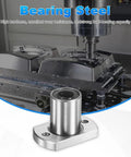 LMH10UU Linear Ball Bearings 10mm Bore, CNC machine bushing with 19mm OD, 25mm length, 4.5mm hole, in stainless steel.