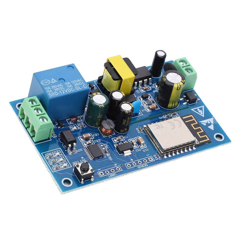 Smart Home Relay Switch Module For Remote Control Across AC 85 To 264 Volts 220V Ready, DIY Friendly PCB Relay, blue board