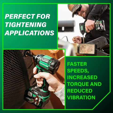 36V MultiVolt Cordless Triple Hammer BOLT Impact Driver Kit With Case used in tightening applications