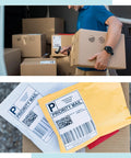 500 Count Fanfold 4x6 Thermal Labels With Perforated Line, Permanent Adhesive, Printer Friendly For Zebra And Rollo used on packages