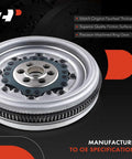 Close-up of Stock Replacement Dual Mass Flywheel For Volkswagen Jetta Beetle 2005 Through 2007 1.9L Diesel Engine Auto Gearbox.