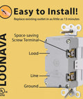 15 Amp Wr White Gfcis Outlet Bundle Bringing Hella Reliable Smart Self Test And Sharp Led Indicators Tamper Locked Weather Tough Gfri Socket Ul Rated For Smooth DIY Installations Anywhere mounted with screw terminals.