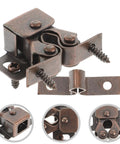 20 Pack Double Roller Cabinet Catches Heavy Duty Cold Rolled Steel Latches for Closet Doors