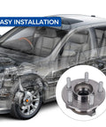 Rear Wheel Bearing Hub Assembly 512555 Direct Fit For 2015 Through 2023 Chrysler 300 Dodge Challenger Charger Replacement Premium Quality OEM Grade Wheel Hub Bearing Assembly For Your Ride shown with easy installation