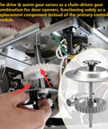 Beefed Up Aluminum Drive Gear Kit for Garage Door Openers CNC Machined for Ultra Smooth Operation Replaces 41A2817 41C4220 41C4220A installation view