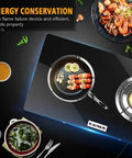 Portable Propane Stove For Outdoor And Indoor Use With Single Or Double Burners Premium Rubber Hose Heat Adjustable Regulator Safe Attaching Hose Four Model Options Including Small Or Large Stands And Countertop Ideal For Backyard Kitchen And Grillin with cooking pan and food