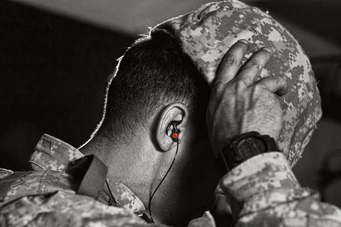 EP4 Sonic Defenders Plus Filtered Earplugs With 24dB NRR For Loud Environments Triple Flanged Reusable Ear Plugs With Low Profile Soft Adjustable Stems For All Day Comfort In Medium