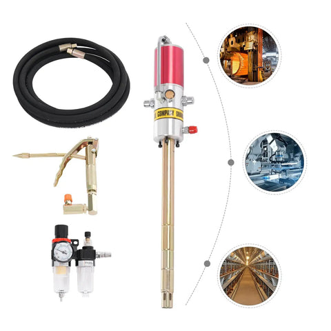 50 To 1 Ratio Air Operated Grease Pump With High Pressure Oil Injector Universal Gun Oil Water Separator And 4 Meter Hose