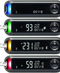 Next One Blood Sugar Monitoring System All In One Kit With Meter, 20 Test Strips, Lancing Device, Colored Lancets, Logbook, Carrying Case And Warranty Card For Diabetes Care, front view