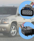 Chevrolet Silverado 8 Pin Headlights Connector Harness Plug And Play Wire for 2007-2015 Silverado 1500 2500 3500 HD close-up