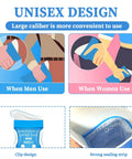 Unisex design of 12 Pack Disposable Urine Bags 900ml For Travel Unisex Portable Emergency Pee Bags With Leakproof Seal