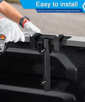 Universal Truck Bed Flag Pole Mount Kit Featuring Beefy No Drill Hardware legit rust resistant finish, easy installation.