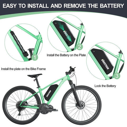 48V 25Ah Ebike Battery 1200Wh Lithium Pack With 40A BMS For Electric Bicycles And Ebike Conversion Kits Up To 2000W Includes XT60 Connector Long Lasting Power High Performance Range For Daily Commute