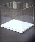 Clear Acrylic Display Case For 76232 Airship, Dustproof Black Base, Ultra Clear Shield, Easy Setup And Cleaning, 35x35x15 cm