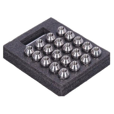 Premium 20 Pcs 1/2-20 Lug Nuts Socket Kit T304 Stainless Steel Heat Treated Wheel Hardware Universal For Cars Trucks Suv Upgrade on foam tray