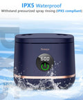 Keep Your Dental Gear Squeaky Clean With This Heavy Duty Ultrasonic Cleaning Machine For Braces Dentures Jewelry Toothbrush Heads And Baby Essentials Daily, waterproof design with digital timer, compact size.