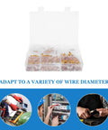 Dope 900 Piece Spade Connector Kit With Solid Copper Terminals And Secure Plastic Shells For Quick Wire Splicing Effortless Car Audio Installation And Electrical Repair Jobs That Hit Hard. clear plastic organizer with gold spade connectors