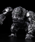 Classic Class Optimus Primal Beast Model Kit With Movie Authentic Details And LED Light Up Eyes And Chest, action pose.