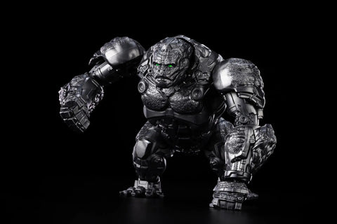 Classic Class Optimus Primal Beast Model Kit With Movie Authentic Details And LED Light Up Eyes And Chest, action pose.