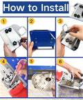 How to install Heavy Duty 45 Degree Tile Chamfering Tool and Ceramic Angle Grinder Attachment step by step guide.