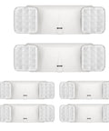 Six Pack LED Emergency Lights For Biz With Battery Backup, Hard Wired, UL 924 Certified, 120/277V AC, Two Head Adjustable
