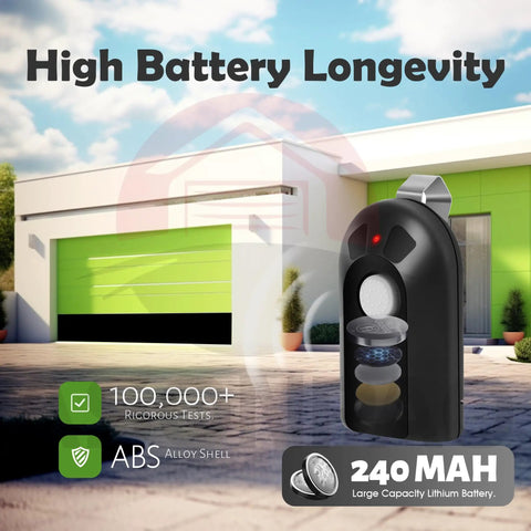 Two Pack Universal Replacement Remote For Genie Garage Door Openers GIT 1 ACSCTG Type 1 With Rolling Code Security And Wide Compatibility With Overhead Door Openers From 1997 To Today