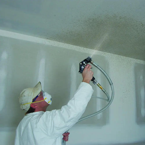 TexSpray RTX 1400SI Heavy Duty Texture Sprayer Rig Featuring RotoFlex Pump And Beefy High Output Compressor Setup For Knockin Out Smooth Drywall Ceiling Projects