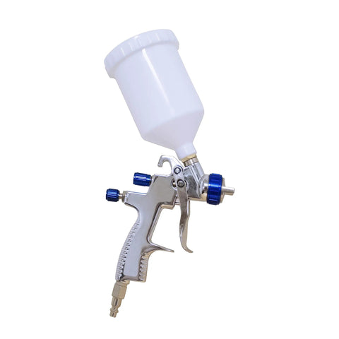 Pro Grade Lvlp Spray Gun Featuring Gravity Feed Reservoir Lightweight Aluminum Body Holds 20 Oz Cup Paired With Exact 1.3 Millimeter Nozzle