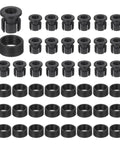 3mm LED Holder Kit Set with 50Pcs Plastic Clip Mount Bracket Circle Cover Bezel black ABS parts for 3mm LED panel display