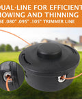 25-2 Trimmer Head Bump Feed Replacement For Stihl String Trimmers Beefy Compatibility with FS55, KM55, FS56, FS56RC, FS70, FS80