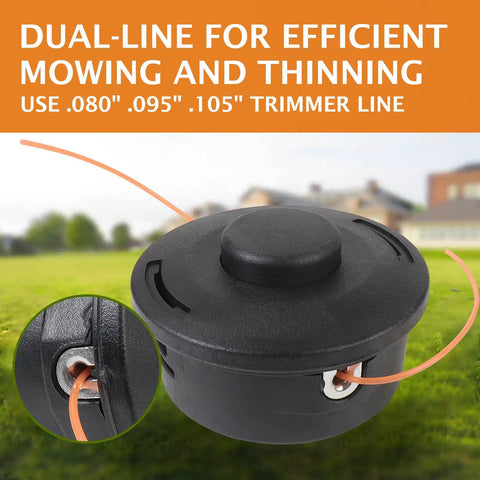 25-2 Trimmer Head Bump Feed Replacement For Stihl String Trimmers Beefy Compatibility with FS55, KM55, FS56, FS56RC, FS70, FS80