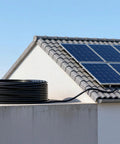 Beefy Heavy Duty Solar Panel Extension Cable Kit 100 Ft Black and 100 Ft Red, 10 AWG 6 Square Millimeter PV on rooftop