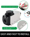 Beefy 220V 1.5KW Square Air Cooled CNC Spindle Motor With ER16 6mm Collet four bearing details and mounting features
